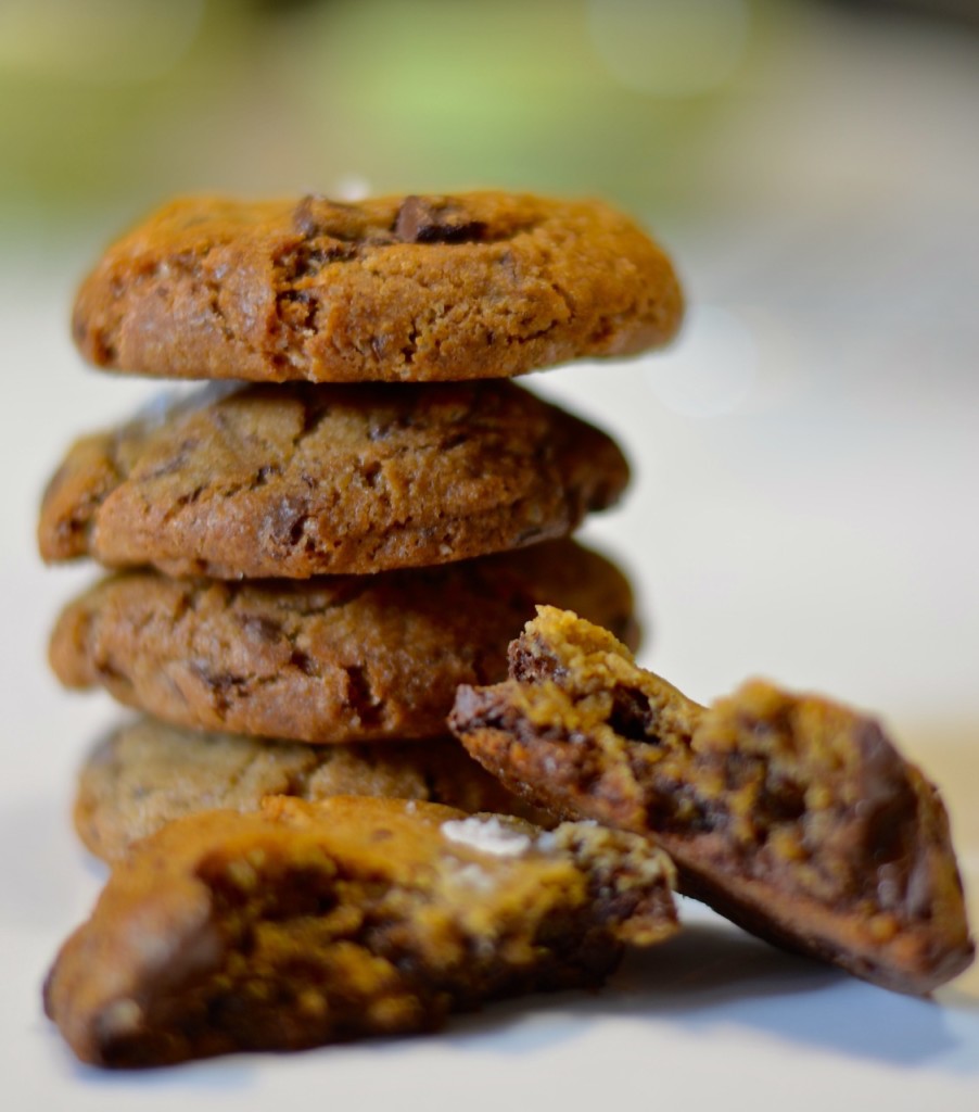 Cookies con chocolate y sal maldon