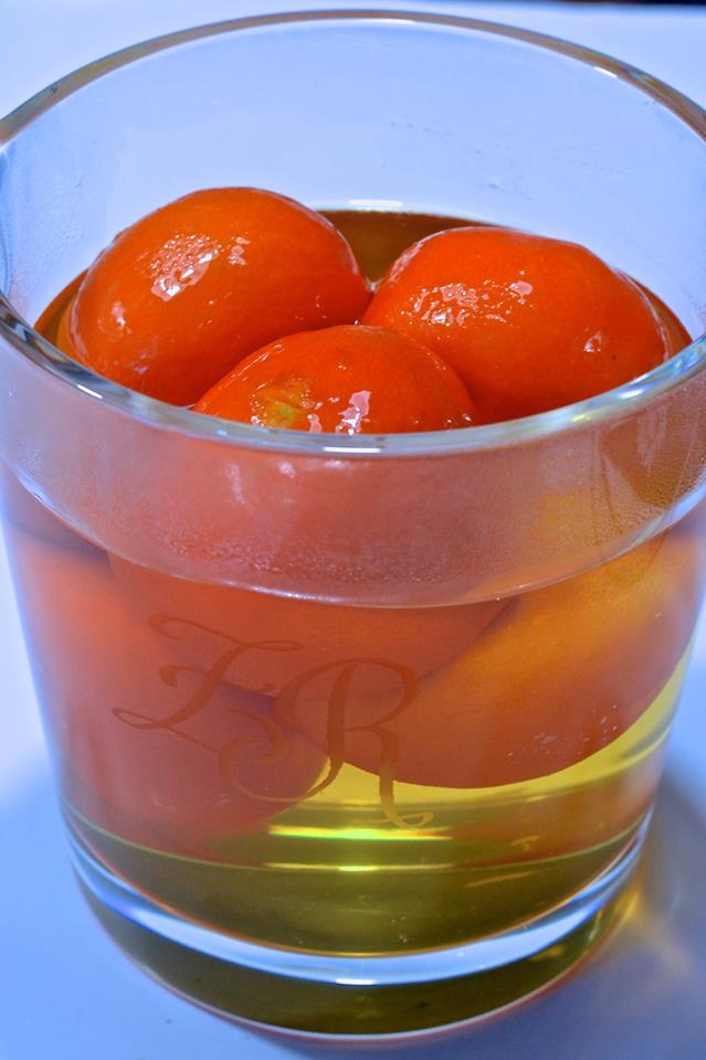Mandarinas confitadas